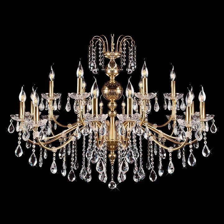Подвесная люстра Eurosvet Treasure золото Strotskis 3600/18