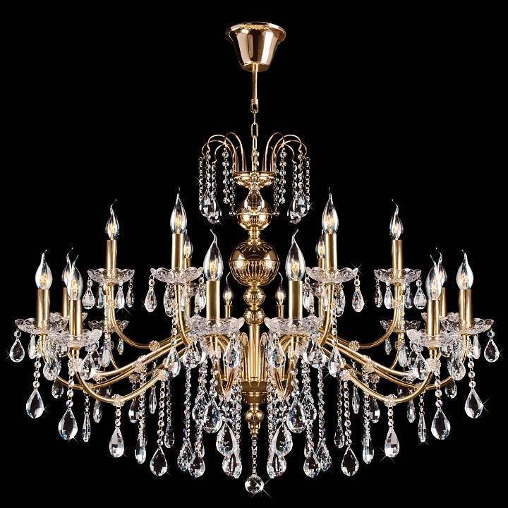 Подвесная люстра Eurosvet Treasure золото Strotskis 3600/18
