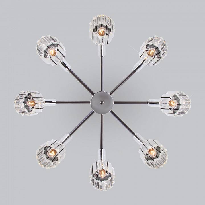 Люстра на штанге Eurosvet Tenia 70090/8 графит