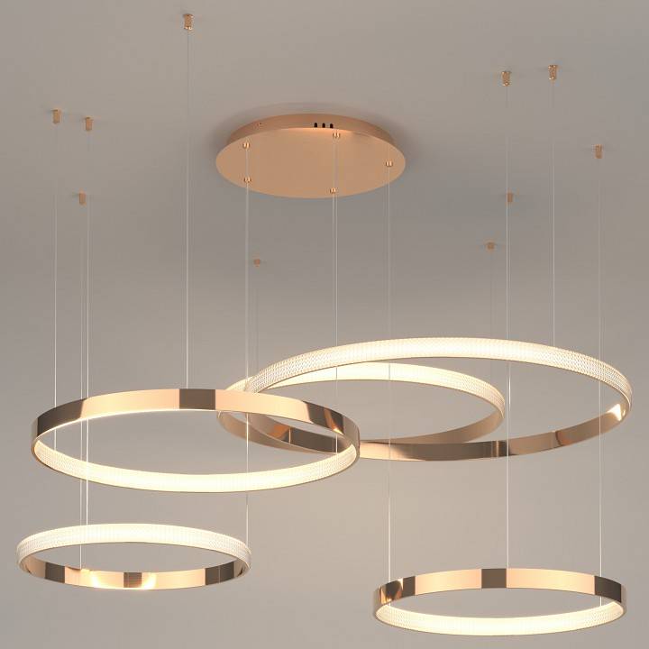 Подвесной светильник Eurosvet Posh 90175/5 медный 160 Вт 90175/5 медный 160W