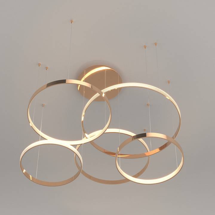 Подвесной светильник Eurosvet Posh 90175/5 медный 160 Вт 90175/5 медный 160W