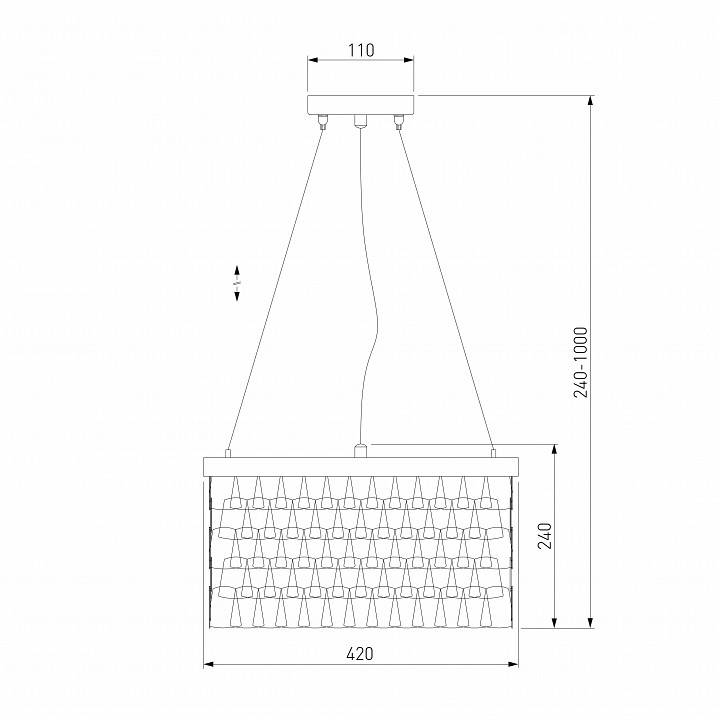Подвесной светильник Bogates Corazza 317/6