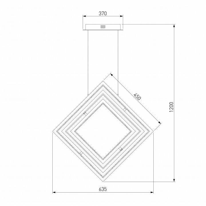 Подвесной светильник Eurosvet Maya 90224/3 матовое золото 90224/3