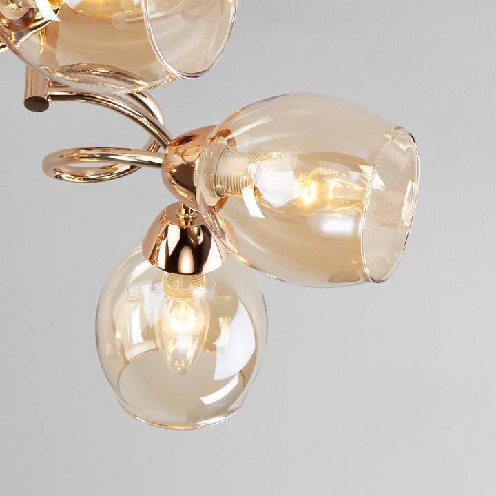 Потолочная люстра Eurosvet Roselyn золото 30171/6