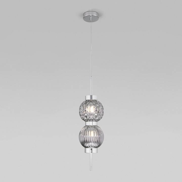 Подвесной светильник Eurosvet Plaza 50186/2 хром