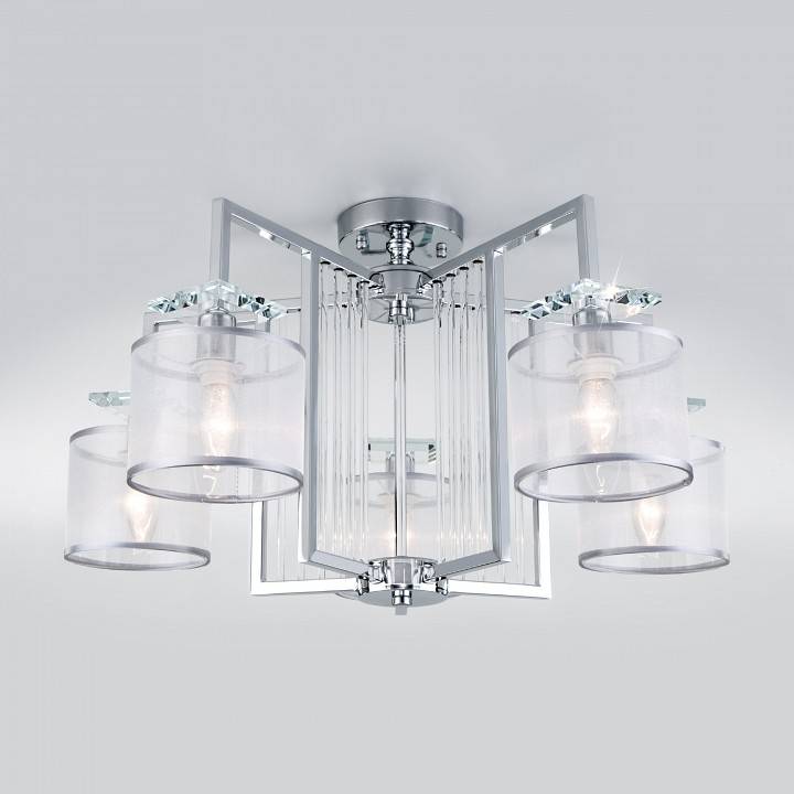 Люстра на штанге Eurosvet Fargo Smart хром 60123/5