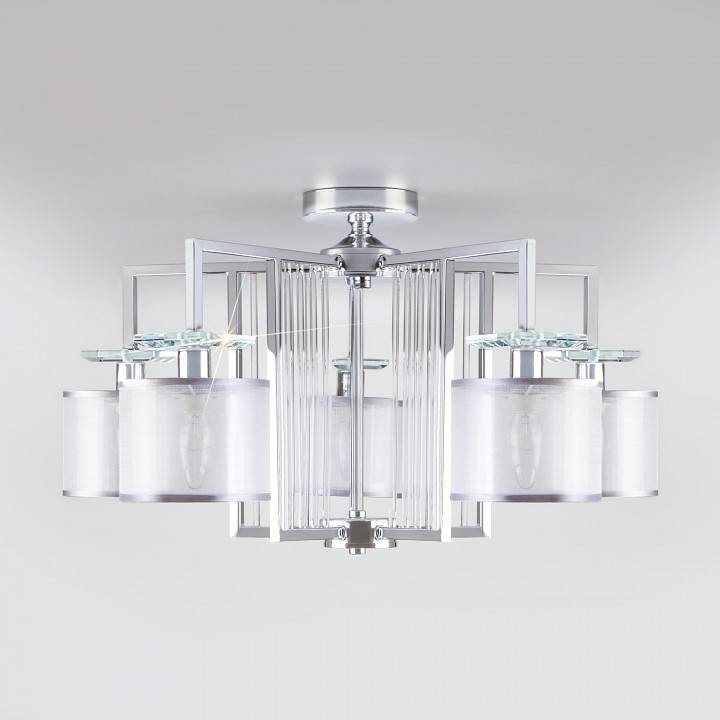 Люстра на штанге Eurosvet Fargo Smart хром 60123/5