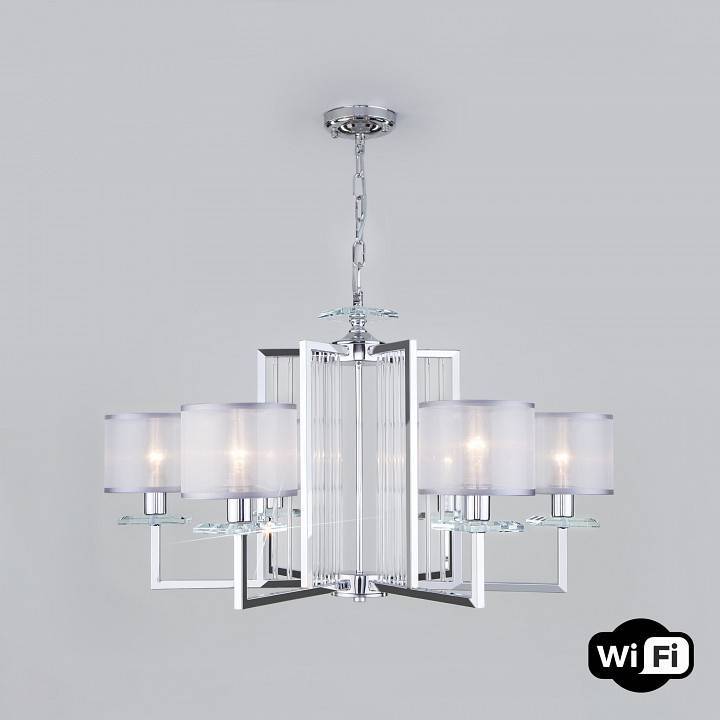 Подвесная люстра Eurosvet Fargo 60123/6 хром Smart 60123/6
