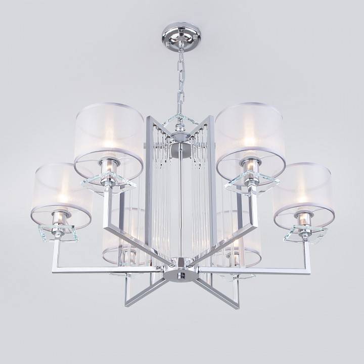 Подвесная люстра Eurosvet Fargo 60123/6 хром Smart 60123/6
