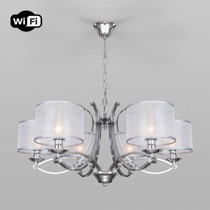 Потолочная люстра Eurosvet Fabiola 60124/6 хром Smart 60124/6