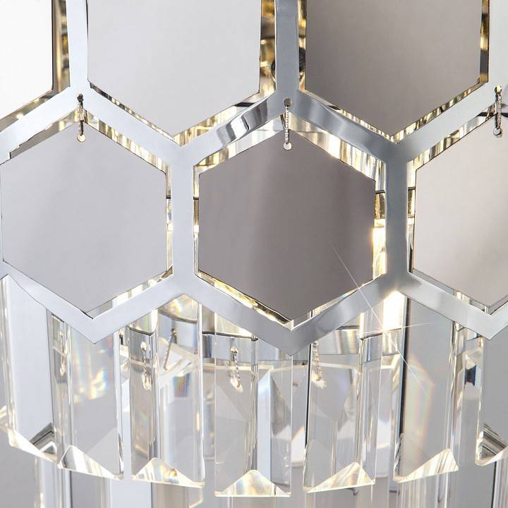 Накладной светильник Eurosvet Ariana 10124/2 хром хрусталь Strotskis 10124/2