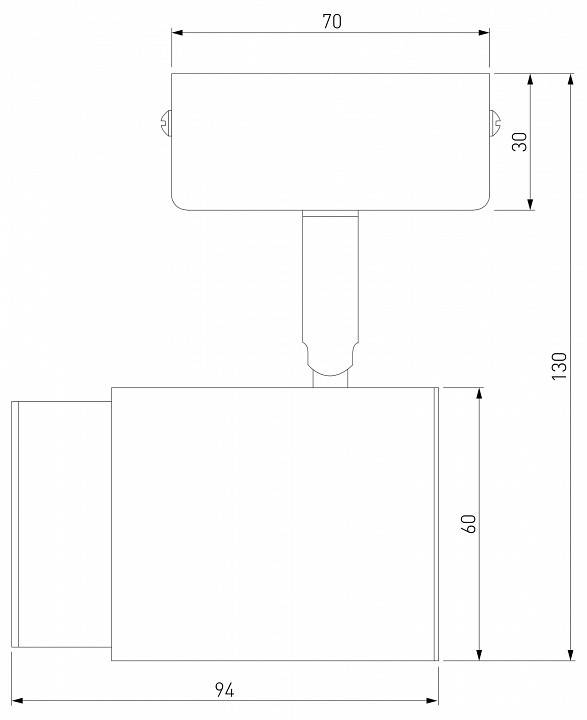Бра Eurosvet Morgan белый/хром 20124/1