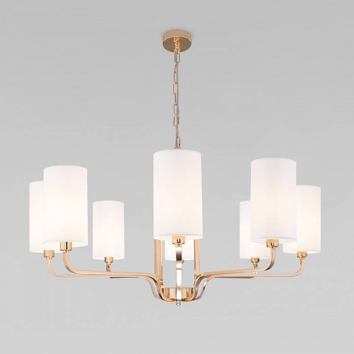 Подвесная люстра Eurosvet Purezza 60128/8 золото 60128/8