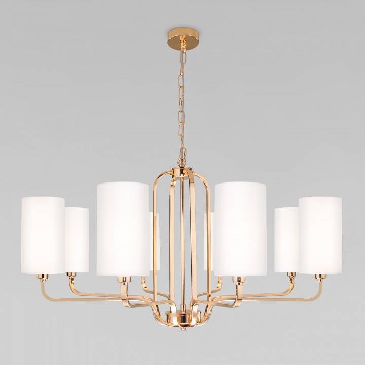 Подвесная люстра Eurosvet Purezza 60128/8 золото 60128/8