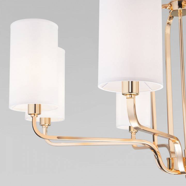 Подвесная люстра Eurosvet Purezza 60128/8 золото 60128/8