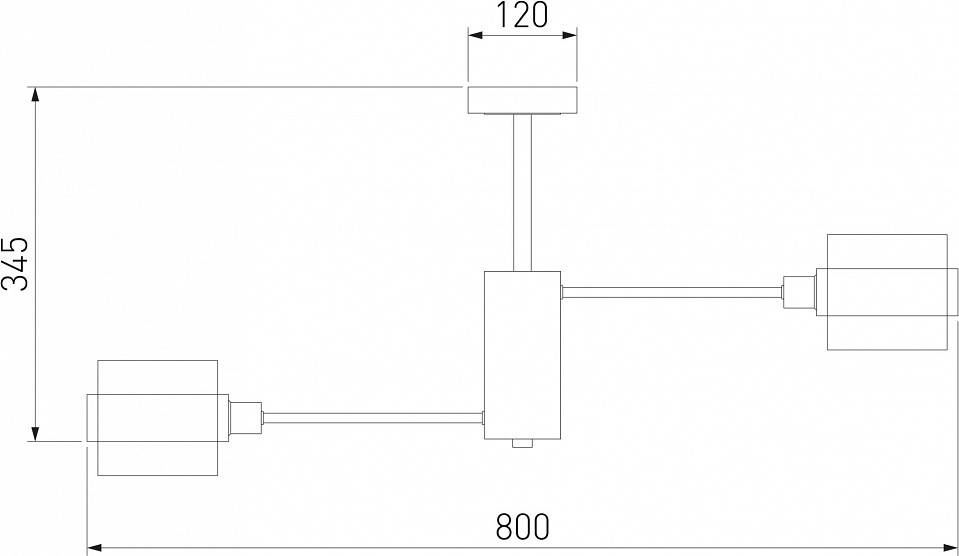 Люстра на штанге Eurosvet Arcada 70127/8 хром
