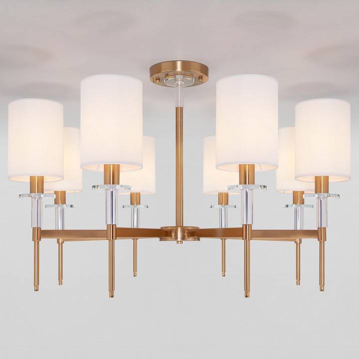 Люстра на штанге Eurosvet Brielle 60132/8 латунь 60132/8