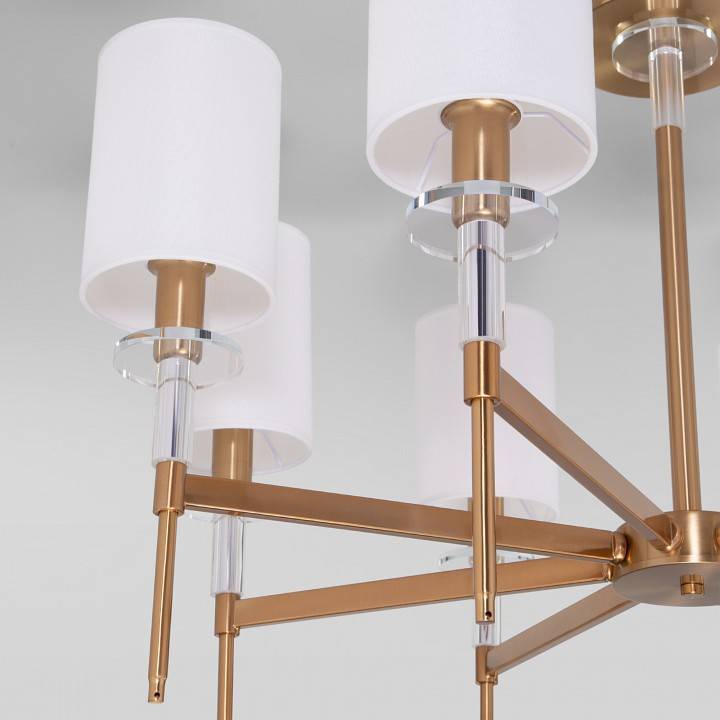 Люстра на штанге Eurosvet Brielle 60132/8 латунь 60132/8