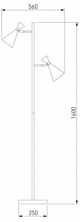 Торшер Bogates Glustin 01109/2