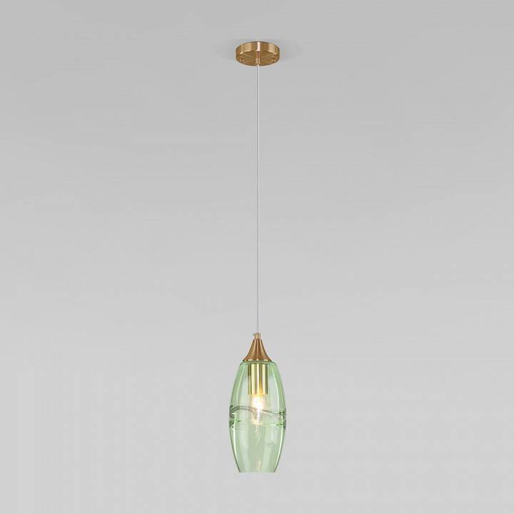 Подвесной светильник Eurosvet Lotus 50222/1 зеленый