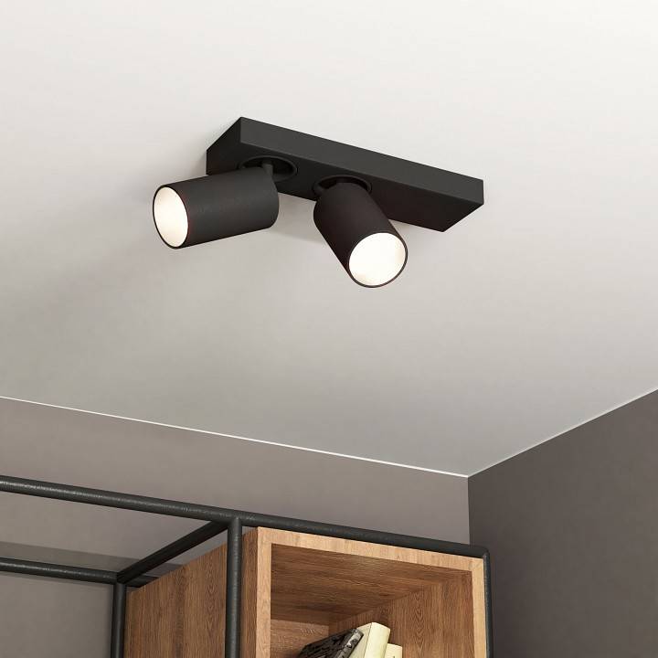 Спот Eurosvet Flank LED черный 20139/2