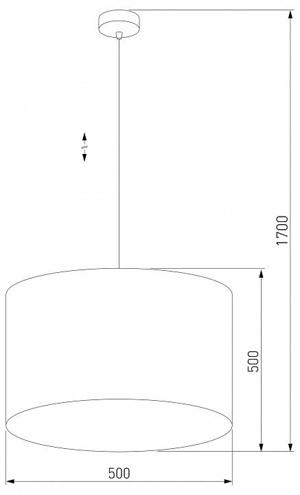 Подвесной светильник TK Lighting Tercino Blue 6173