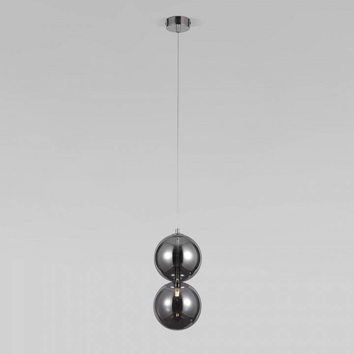 Подвесной светильник Eurosvet Selisa 50092/1 хром/дымчатый 50092/1