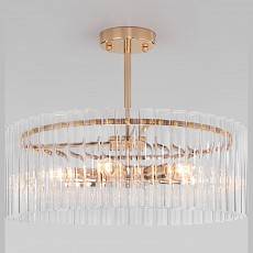 Люстра на штанге Bogates Flamel 373/6 Smart золото