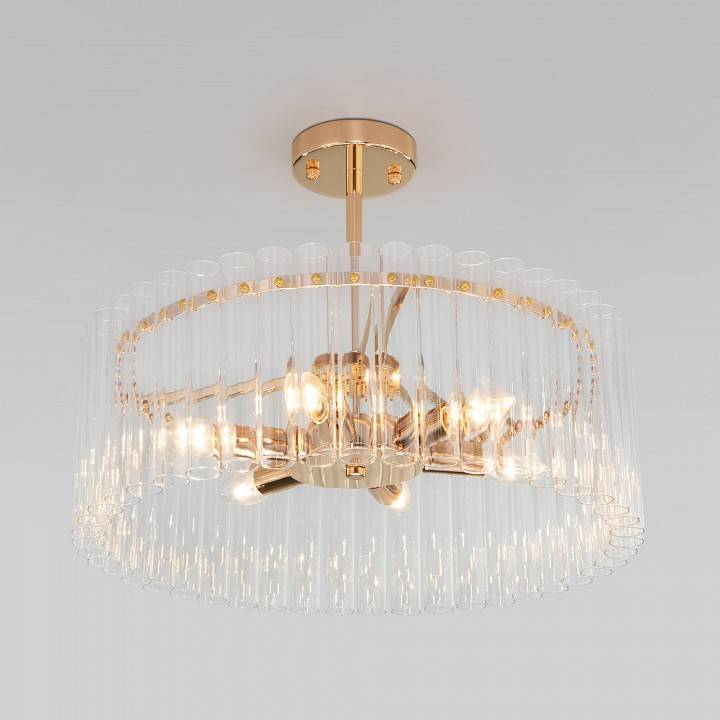 Люстра на штанге Bogates Flamel 373/6 Smart золото