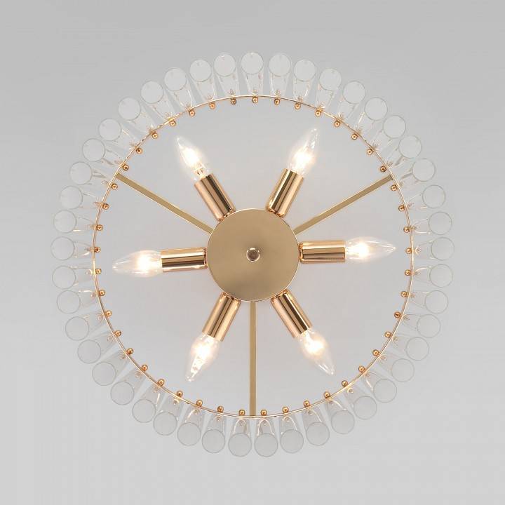 Люстра на штанге Bogate's Flamel 373/6 Smart золото