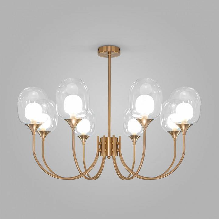 Люстра на штанге Eurosvet Spritz 70217/8 латунь