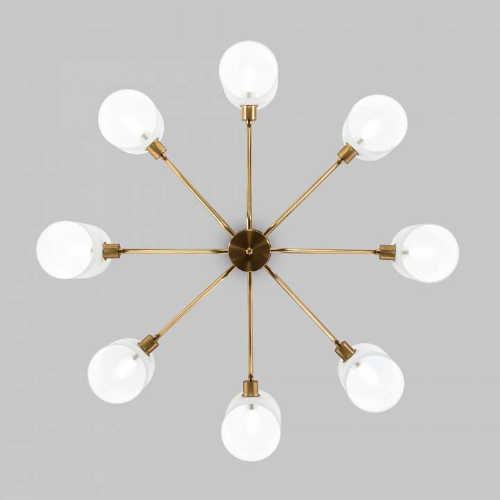 Люстра на штанге Eurosvet Bambola 60157/8 латунь 60157/8