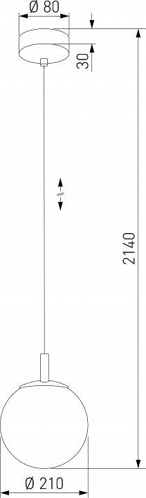 Подвесной светильник TK Lighting Cadix 4609 Cadix Gold