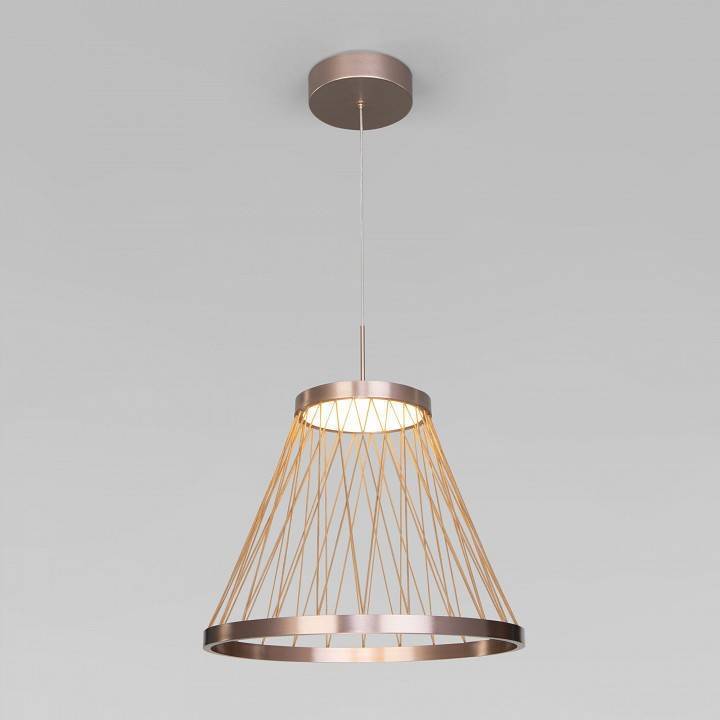 Подвесной светильник Eurosvet Cesta 40016/1 LED коричневый