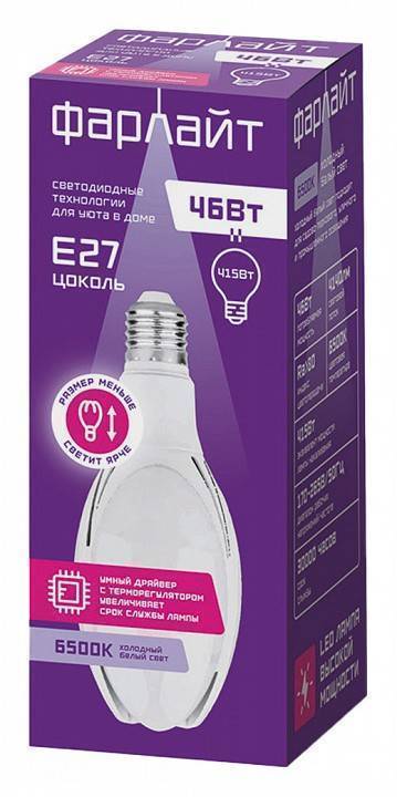 Лампа светодиодная Farlight 360 высокой мощности 46 Вт 6500 К E27 FAR000177