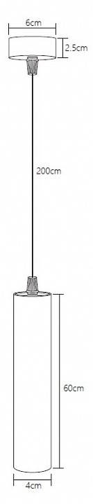 Подвесной светильник Fiberli Tube460 12110202