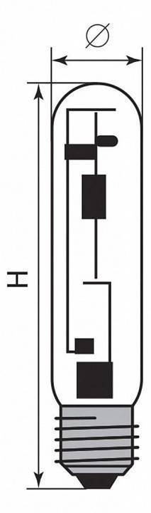 Лампа металлогалогеновая Feron Hid 4 E40 400Вт 4000K 05018