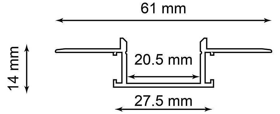 Короб встраиваемый Feron CAB254 10362