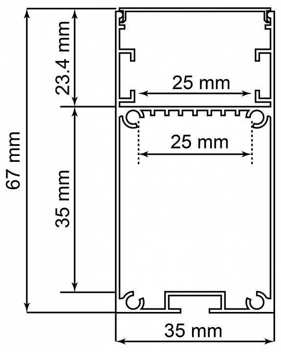Короб накладной Feron CAB267 10378