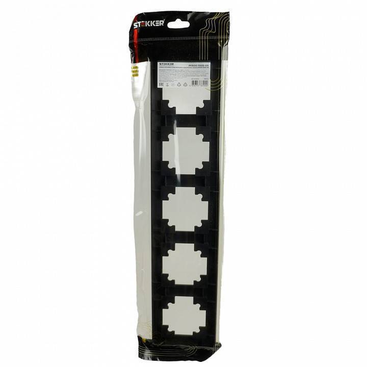 Рамка на 5 постов Stekker PFR00-7005-05 39816