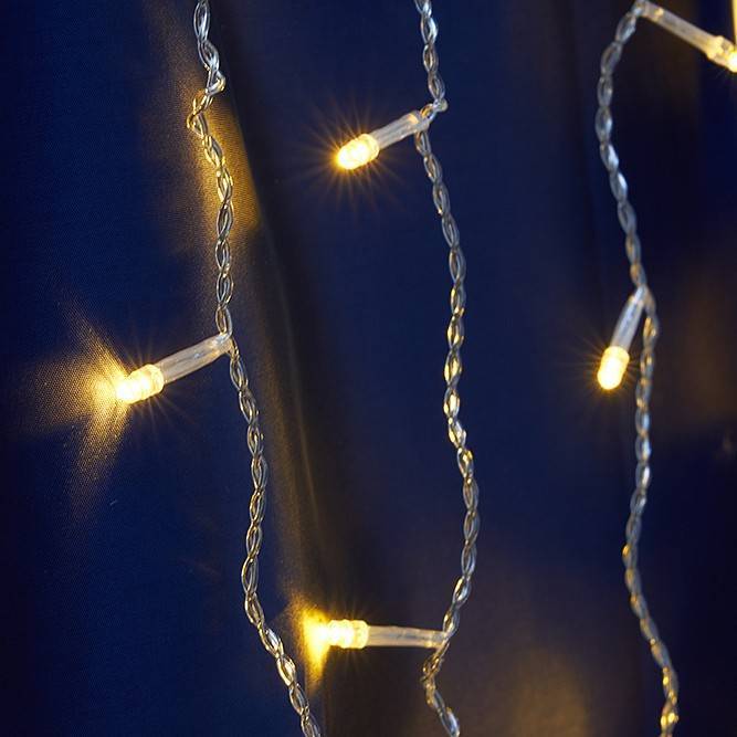 Занавес световой Feron CL24 2x1.5 м 160 LED белый свет черный провод 41626