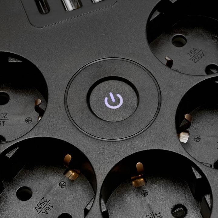 Сетевой фильтр Stekker Comfort 5 розеток 3 м 49656