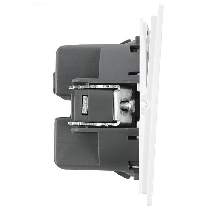 Переключатель двухклавишный без рамки Stekker Мия 50434