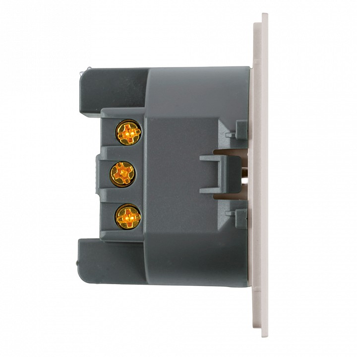 Розетка с заземлением и со шторкой Stekker Мия 50484