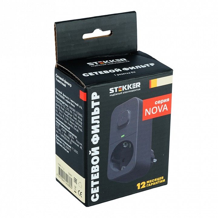 Сетевой фильтр Stekker Nova 50691