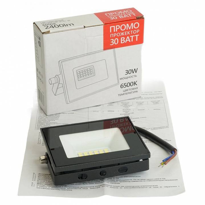 Прожектор светодиодный Feron Saffit SFL51-30 30 Вт 6400 К 51193