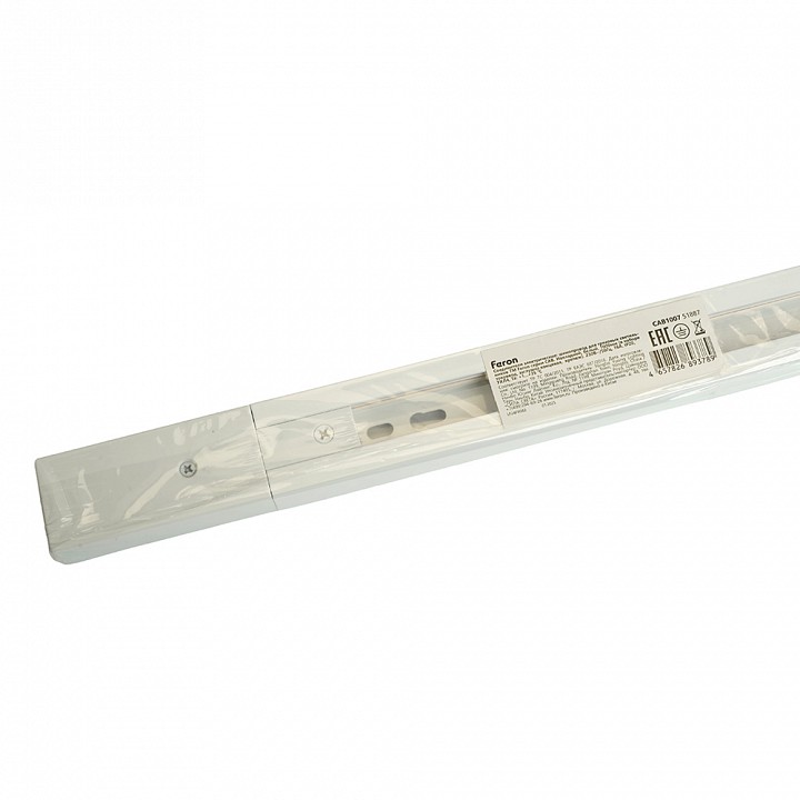 Шинопровод однофазный накладной Feron 1 м белый 51887