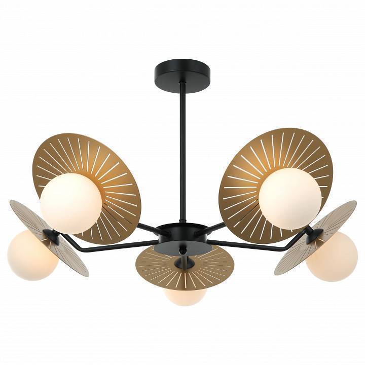 Люстра на штанге Favourite Sonnenblume 5 ламп 2356-5P