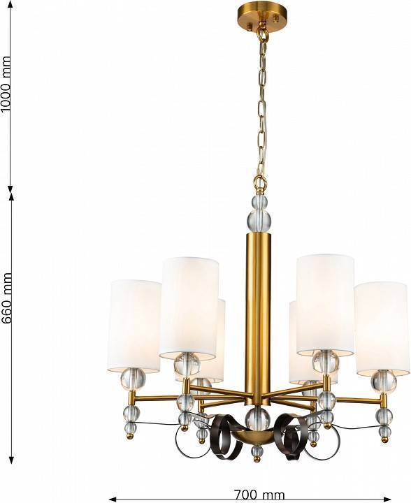 Подвесная люстра Favourite Opera 6 ламп 2994-6P