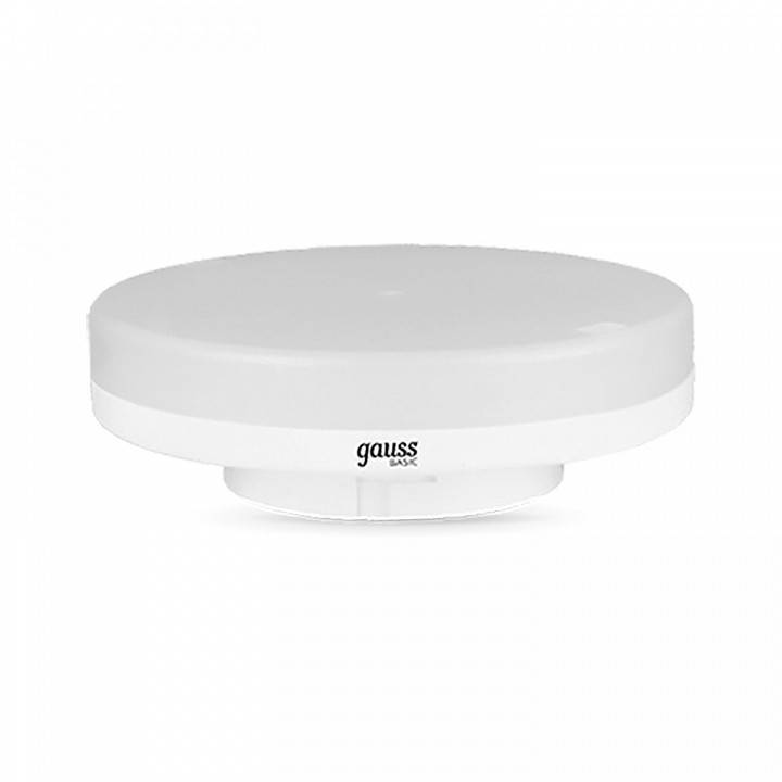 Лампа светодиодная Gauss Black GX53 8 Вт 4100 K диммируемая 108408208-D